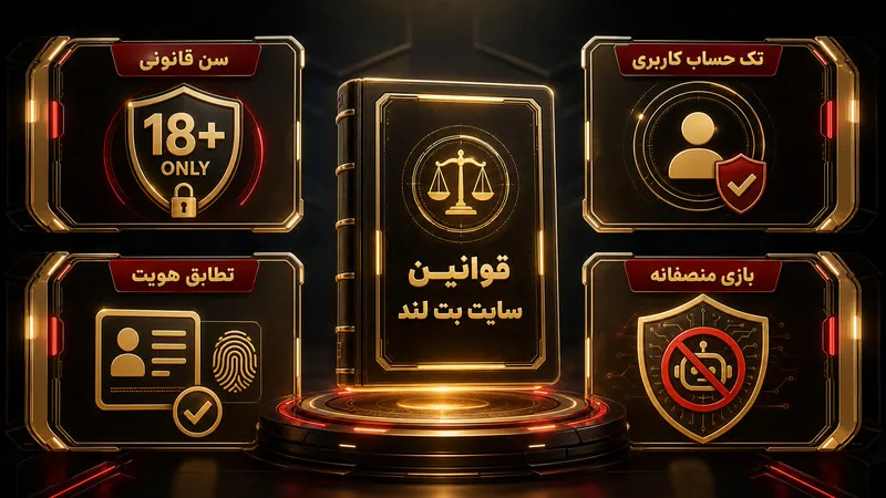 قوانین سایت بت لند و نکات حقوقی مهم ⚖️
