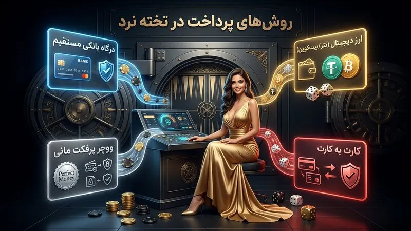 💰️ روش های پرداخت در سایت تخته نرد با پول واقعی